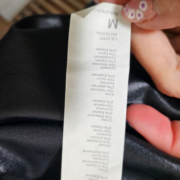 Fabletics Anywhere Motion365+ Black Dhine High-Waisted Leggings - Picture 12 of 12